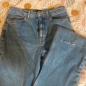 NWOT Asos Design straight leg jeans